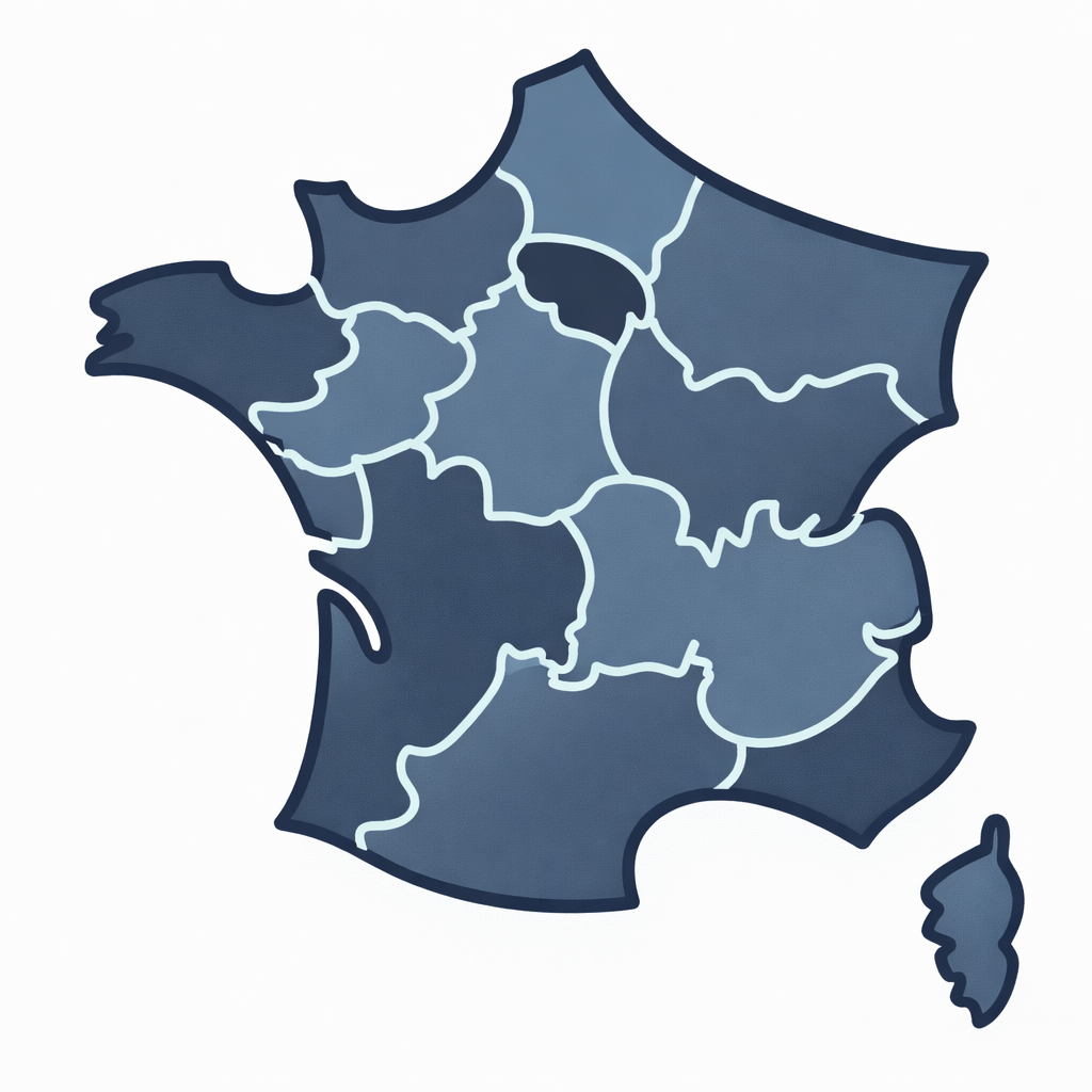 Carte de France avec pins interactifs